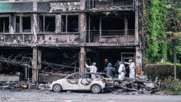 Almanya'da bir binada çıkan yangında ölen 3 kişiden birinin Türk olduğu bildirildi.