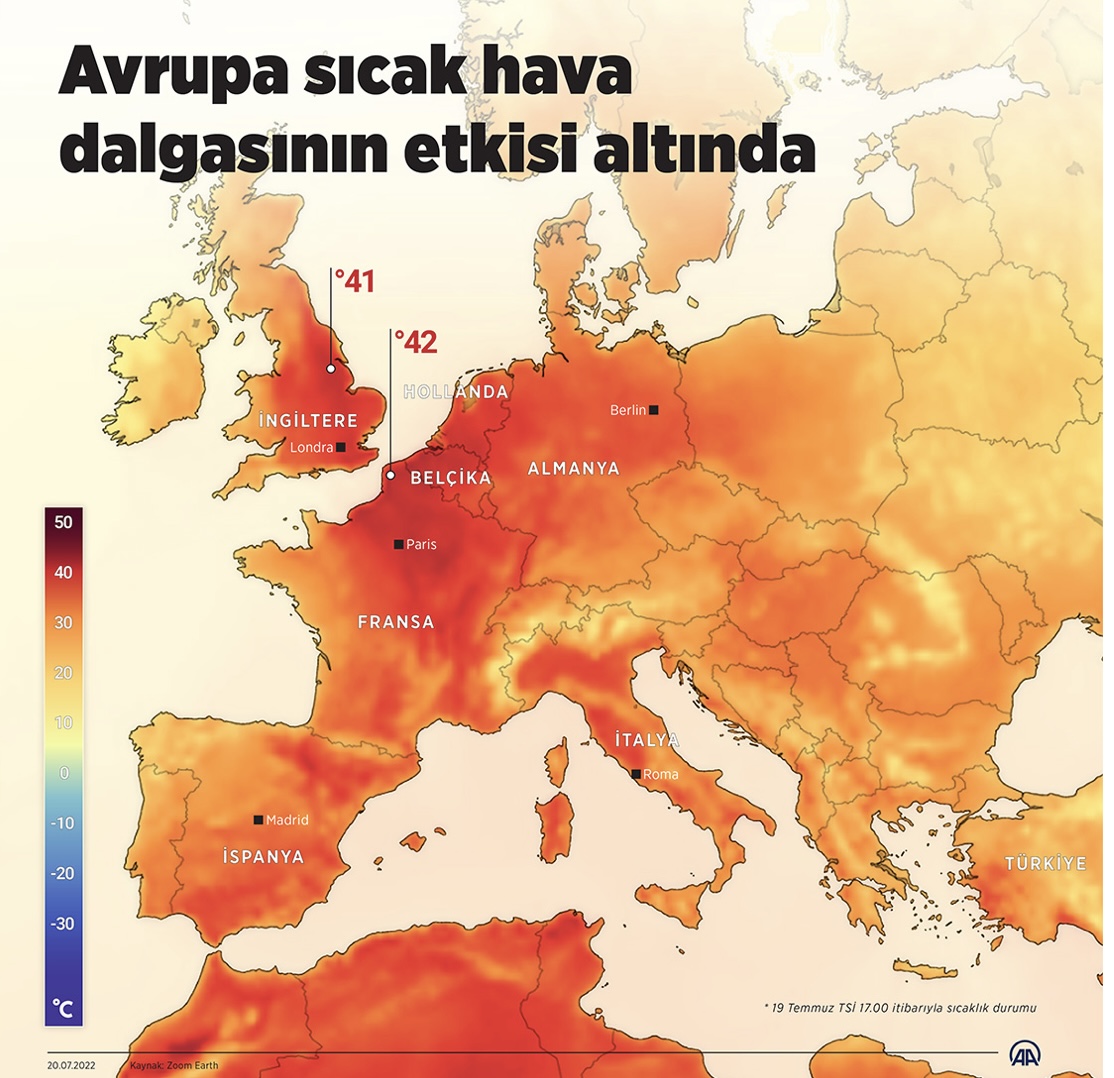 İspanya’da aşırı sıcaklar en az 500 kişinin hayatını kaybetmesine neden oldu