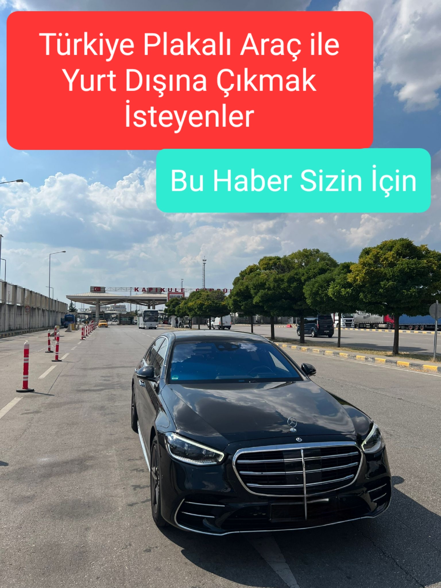 TÜRKİYE PLAKALI ARAÇLAR İÇİN YURT DIŞINA ÇIKIŞ PROSEDÜRLERİ.