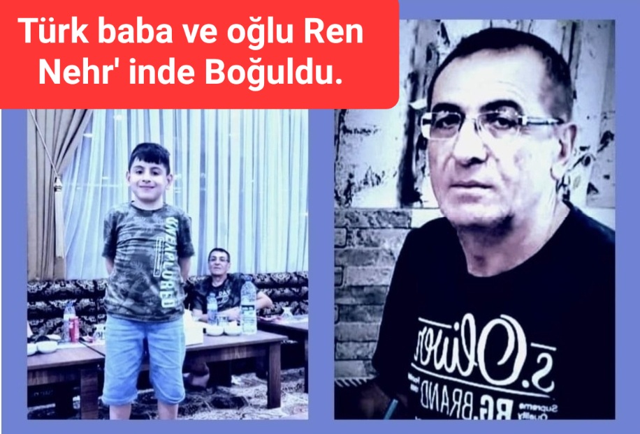 Türk Baba ve oğlu Ren Nehrinde Boğuldu.
