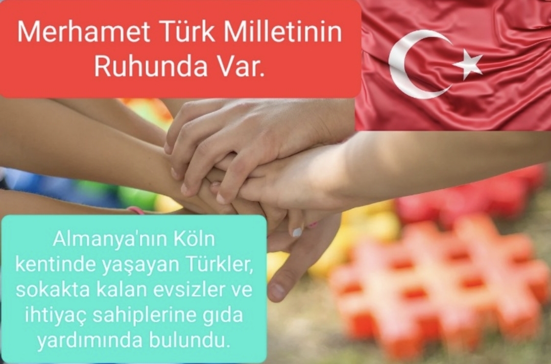 Merhamet Türk Milletinin Ruhunda Var.