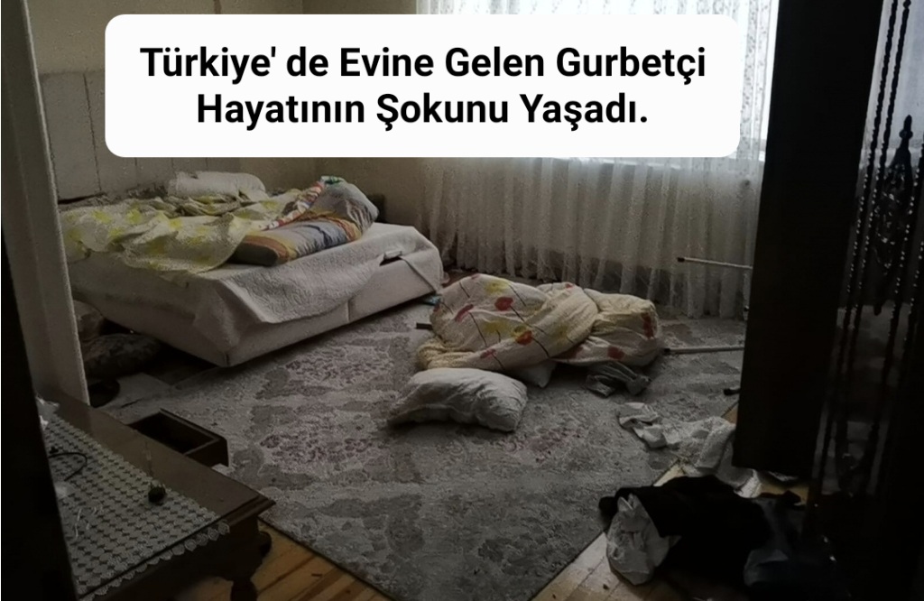 Türkiye’ de Gurbetçi Vatandaşın Evine Hırsız Girdi