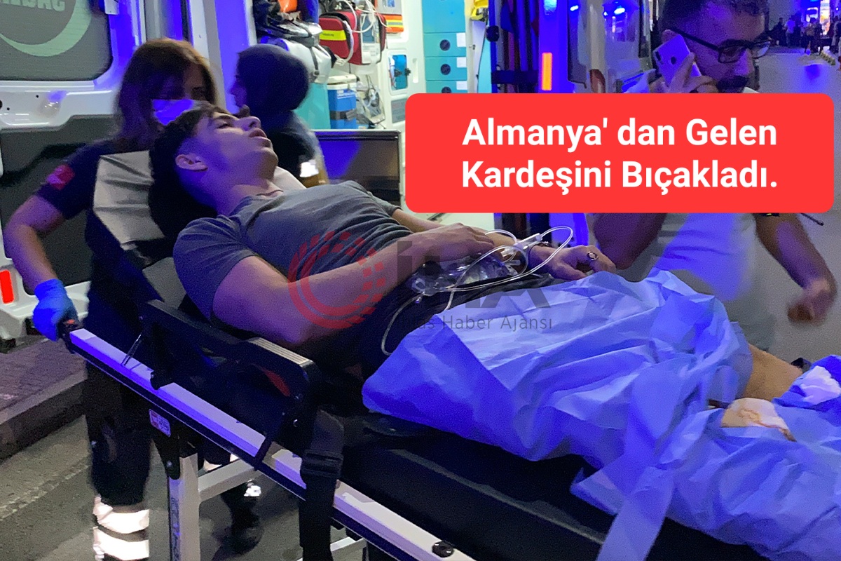 Almanya’dan Gelen Gurbetçi Bıçaklandı.