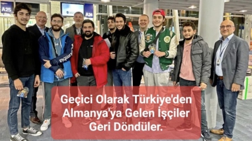 Türkiye’den Almanya’ya Gelen İşçiler Geri Döndüler.