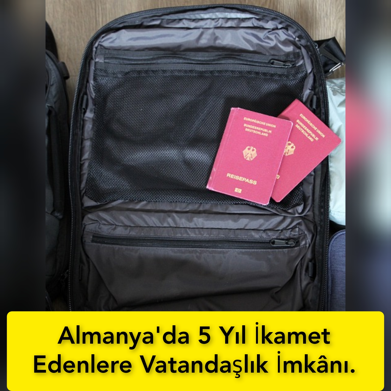 Almanya’da 5 Yıl İkamet Edenlere Vatandaşlık İmkânı.