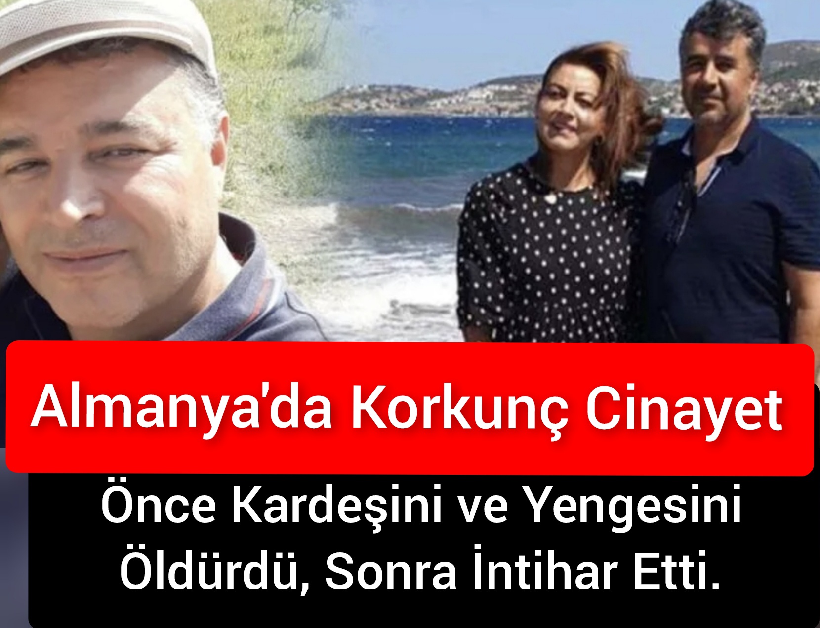 Önce Kardeşini ve Yengesini Öldürdü, Sonra İntihar Etti.