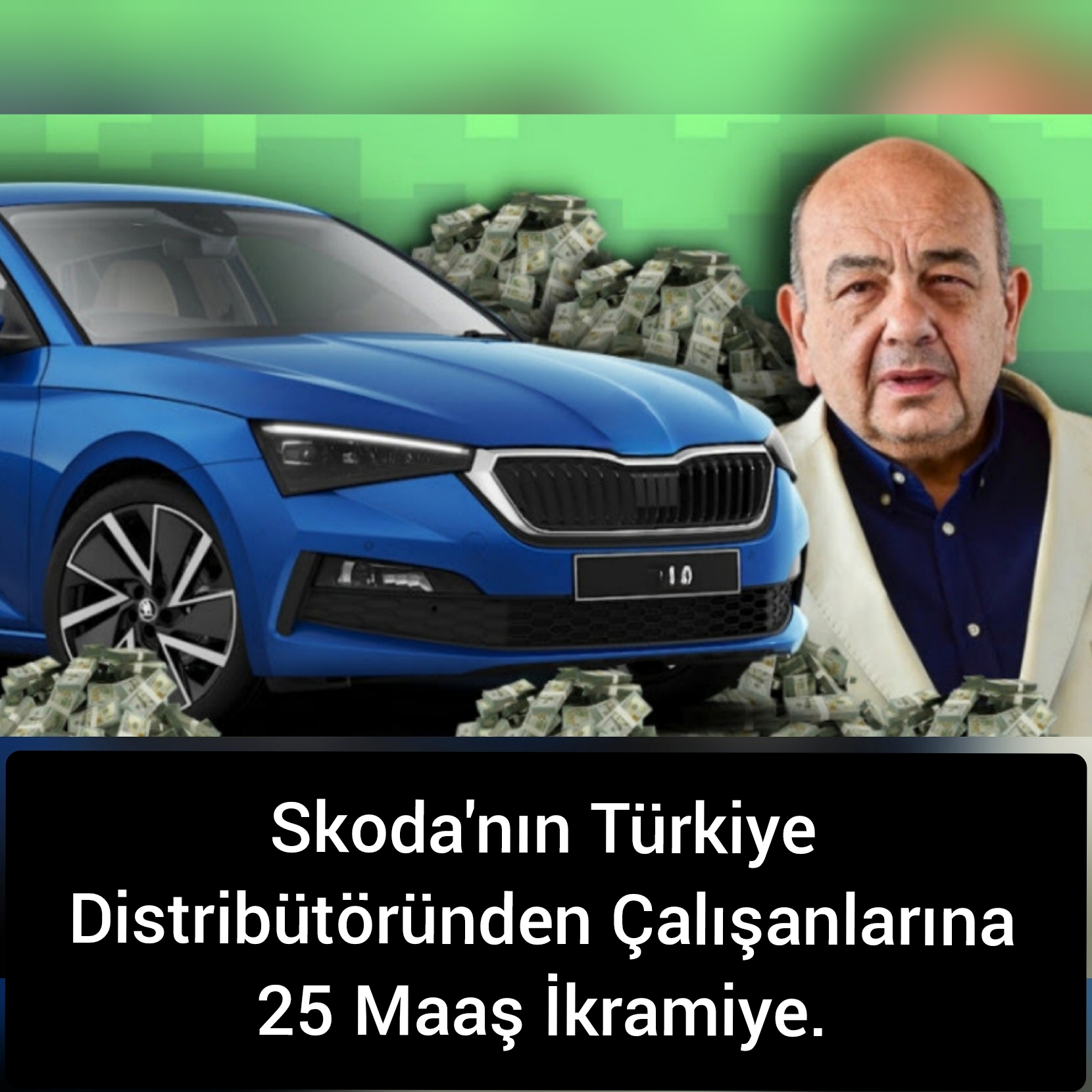 Skoda’nın Türkiye Distribütöründen Çalışanlarına 25 Maaş İkramiye.