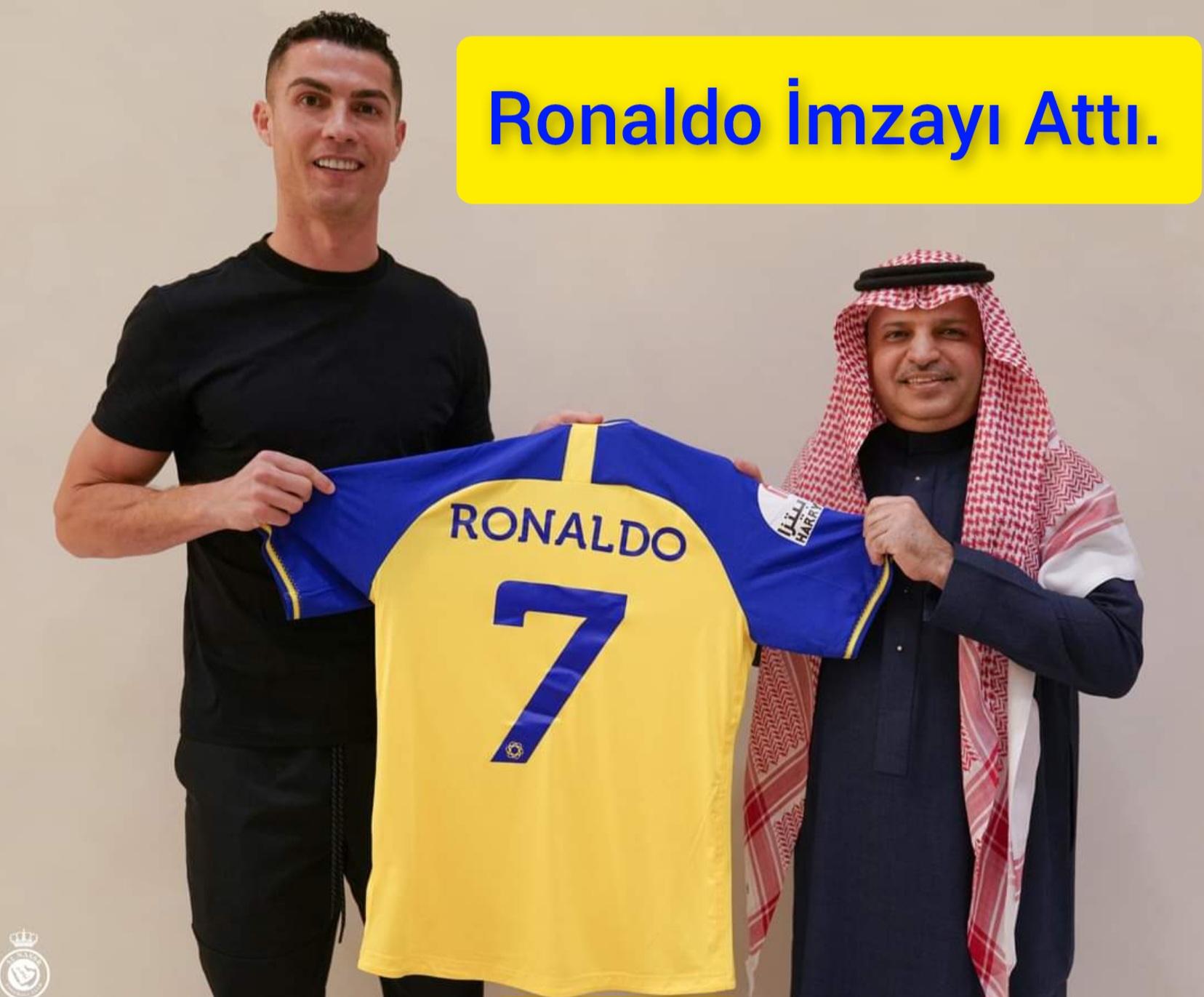 Ronaldo İmzayı Attı.