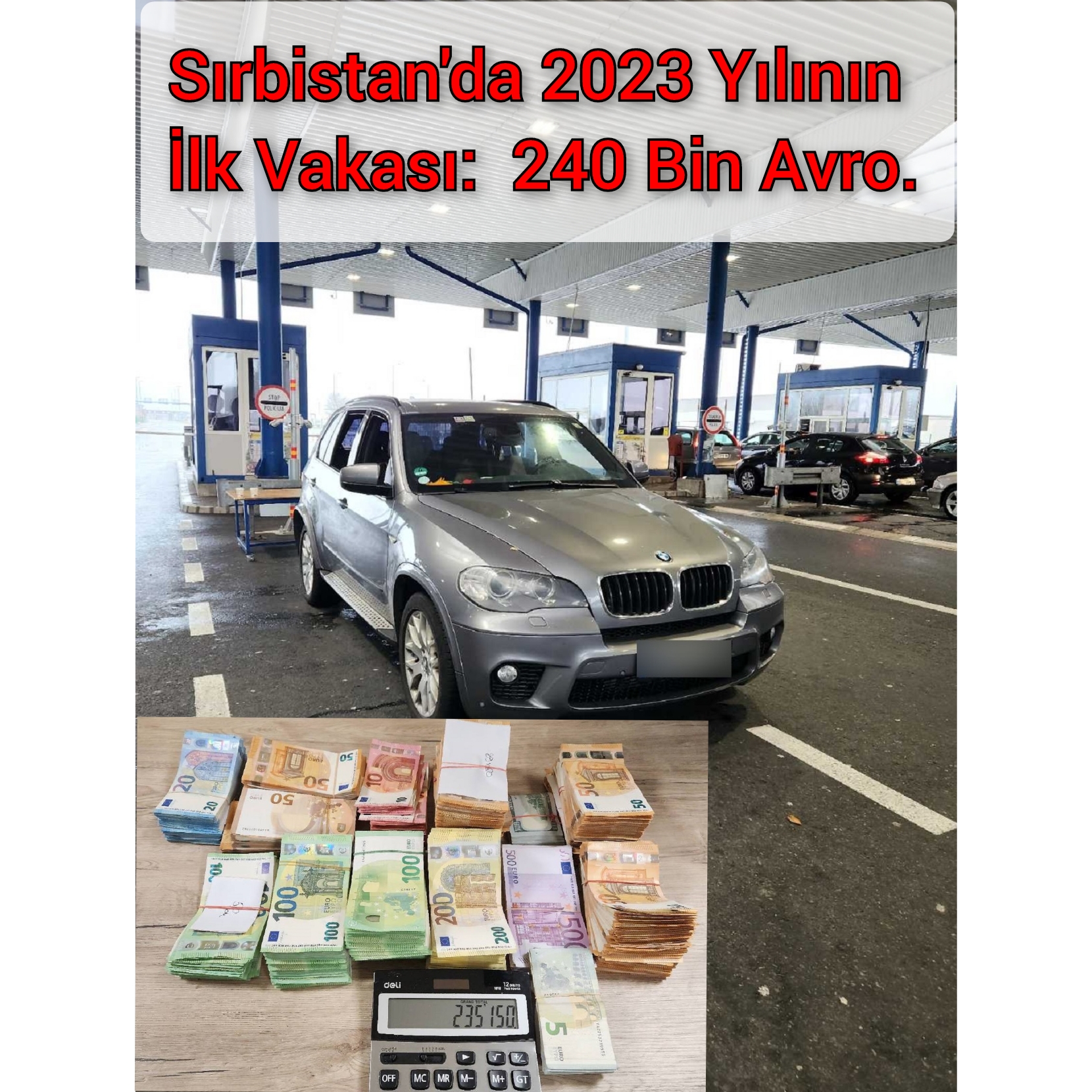 Sırbistan’da Yaklaşık 240.000 Avro’luk Para Transferi Önlendi.