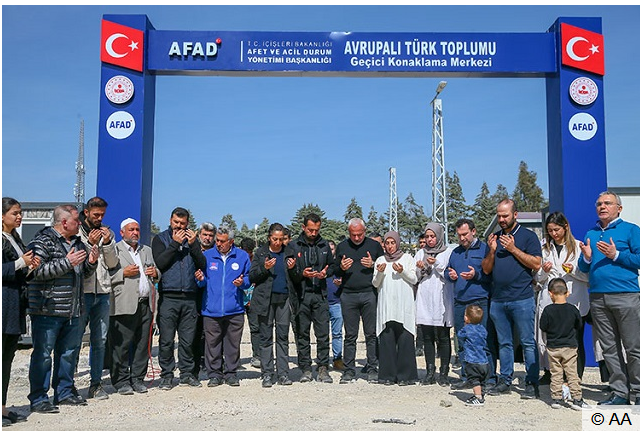 Avrupa’da yaşayan Türkler, depremzedeler için 100 konteynerlik barınma alanı hazırladı