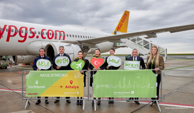 Pegasus Airlines Dortmund’dan Antalya Uçuşlarına Başladı