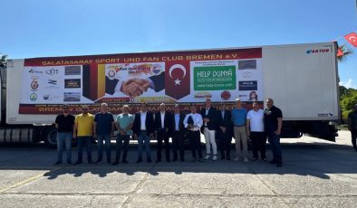 Galatasaraylı Gurbetçiler, Türkiye’ye Bir Tır Dolusu Yardım Gönderdi.