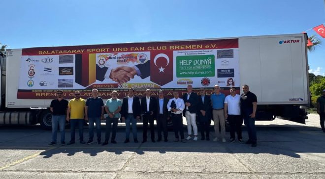 Galatasaraylı Gurbetçiler, Türkiye’ye Bir Tır Dolusu Yardım Gönderdi.