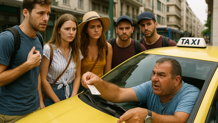 Bir taksi şoförü, 4 kilometrelik mesafe için turistlerden 300 avro aldı.