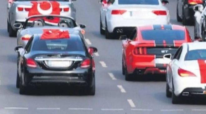 Düğün Konvoyuna Katılan Gurbetçilere Ait 20 Araç Trafikten Men Edildi.