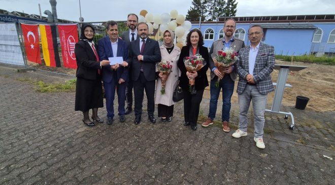 ERLANGEN’DE DİTİB SULTAN-AHMET CAMİİ’NE YENİ HİZMET BİNASI İÇİN TEMEL ATILDI