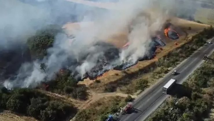 Hamzabeyli Sınır Kapısı Yolu Trafiğe Kapatıldı.