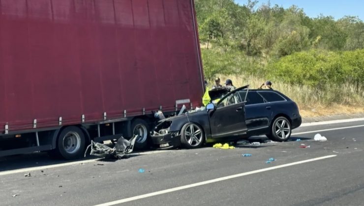 Gurbetçi Aile Türkiye’de Trafik Kazası Yaptı. 1 Ağır Yaralı.