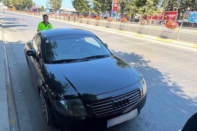 Sahte Plaka Kullanan Gurbetçinin Aracı Bağlandı, Sürücüye Ceza Yazıldı.