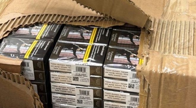 Türkiye’den Almanya’ya Gelen Araçta, 13.270 Paket Sigara Yakalandı.