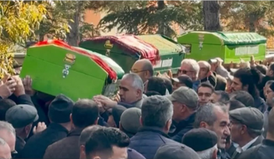 SON YOLCULUK! GURBETÇİ ANNE VE İKİ EVLADI MEMLEKETLERİNDE TOPRAĞA VERİLDİ: YAN YANA TABUTLARI YÜREKLERİ DAĞLADI…