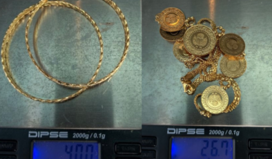 Türkiye’den Gelen Aile,  Beyan Etmediği 8 bin 500 Avroluk Altın Takılar İçin Bin 600 Avro Vergi ve Ceza Kesildi.