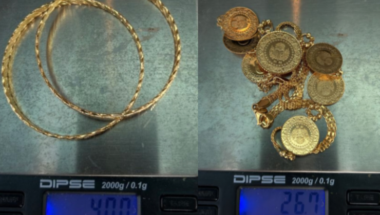 Türkiye’den Gelen Aile,  Beyan Etmediği 8 bin 500 Avroluk Altın Takılar İçin Bin 600 Avro Vergi ve Ceza Kesildi.