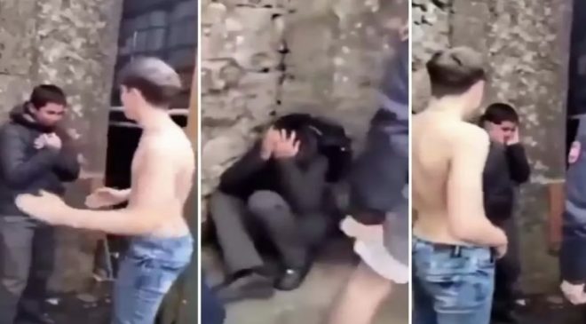 Avrupa’nın Göbeğinde Küçük İrfan’a Irkçı Saldırı! Görüntüler Yürekleri Dağladı.