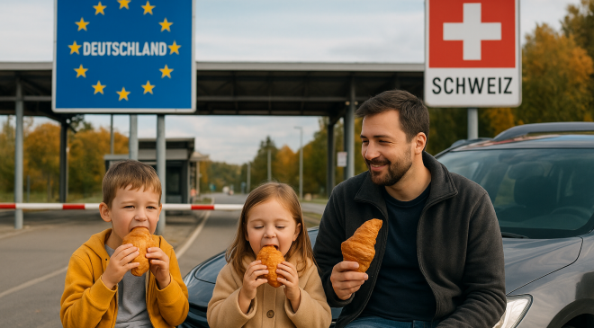 Gurbetçi Babaya Sınır Kapısında, Kruvasan Sebebiyle Ceza Yazıldı.