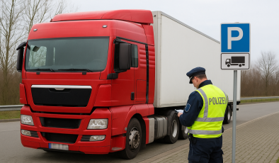 Almanya’da Türk Plakalı Tıra 30 Bin Avro Ceza Yazıldı.