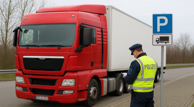 Almanya’da Türk Plakalı Tıra 30 Bin Avro Ceza Yazıldı.