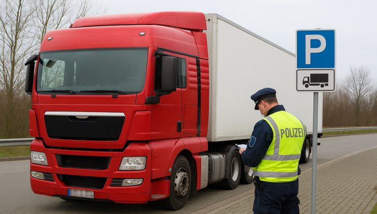 Almanya’da Türk Plakalı Tıra 30 Bin Avro Ceza Yazıldı.