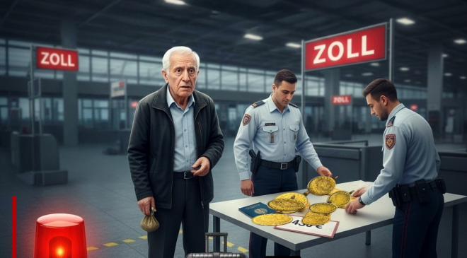 Köln Gümrüğü’nde Altın Şoku: 86 Yaşındaki Emekli Gurbetçiye Ağır Ceza!