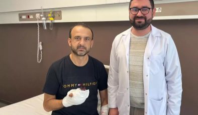 Gurbetçi Vatandaşın Bulgaristan’da Kopan Parmağı Türkiye’de Dikildi.