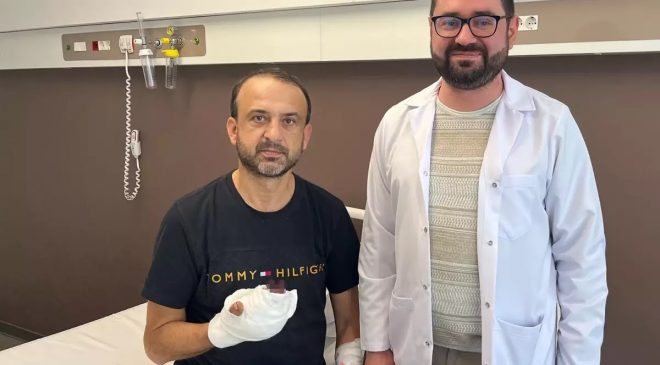 Gurbetçi Vatandaşın Bulgaristan’da Kopan Parmağı Türkiye’de Dikildi.