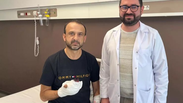 Gurbetçi Vatandaşın Bulgaristan’da Kopan Parmağı Türkiye’de Dikildi.