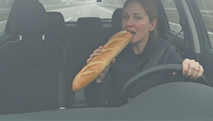 Almanya’da şaşırtan olay: Radar, kadının elindeki ekmeği telefon sanıp ceza kesti