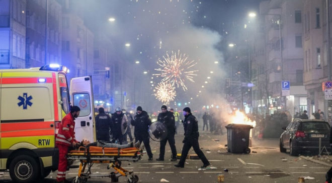 Berlin’de Yılbaşı Bilançosu: 400 Gözaltı, Ağır Yaralılar ve Kayıplar Var!