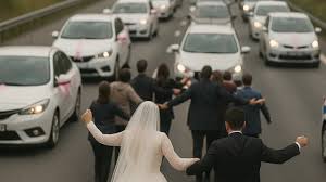 ALMANYA’DA “DÜĞÜN KONVOYU” KABUSA DÖNDÜ: EHLYETSİZ DAMAT KARAKOLLUK OLDU! 