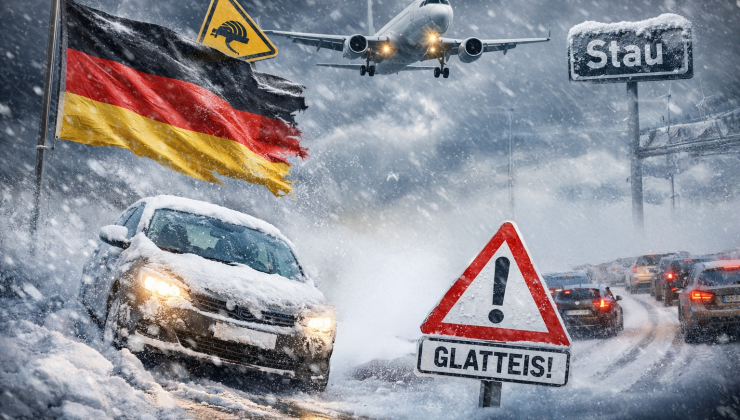 Almanya Yeni Yıla Sert Kışla Girdi: Fırtına, Kar ve Buz Hayatı Felç Etti