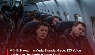 Münih Havalimanı’nda Skandal Gece: 123 Yolcu Lufthansa Uçağında Mahsur Kaldı!