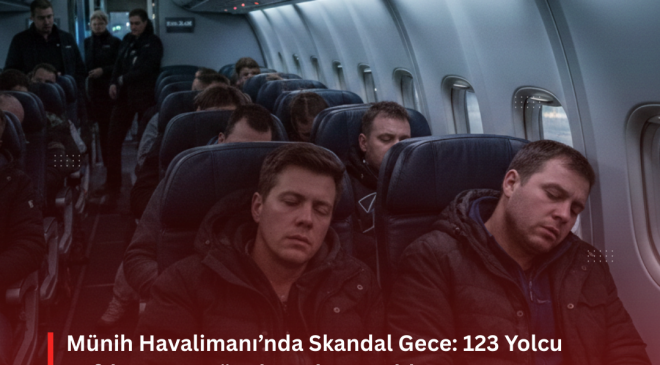 Münih Havalimanı’nda Skandal Gece: 123 Yolcu Lufthansa Uçağında Mahsur Kaldı!