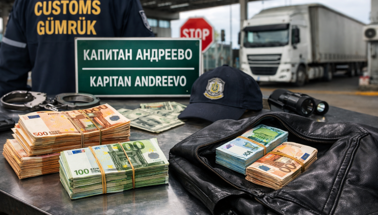 Türkiye’ye Geçirilmek İstenen 86 Bin Avro Nakit Dövize El Konuldu.