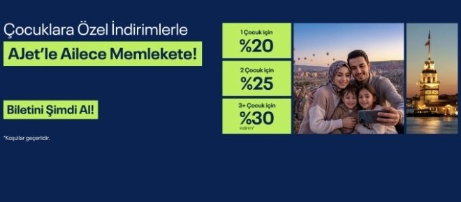 AJET’ten, Gurbetçi Vatandaşlara %30’a Varan İndirim. Detaylar Haberde.