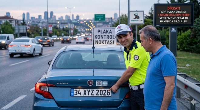 Sürücülere “APP Plaka” Uyarısı: 1 Nisan 2026’ya Kadar Süreniz Var!
