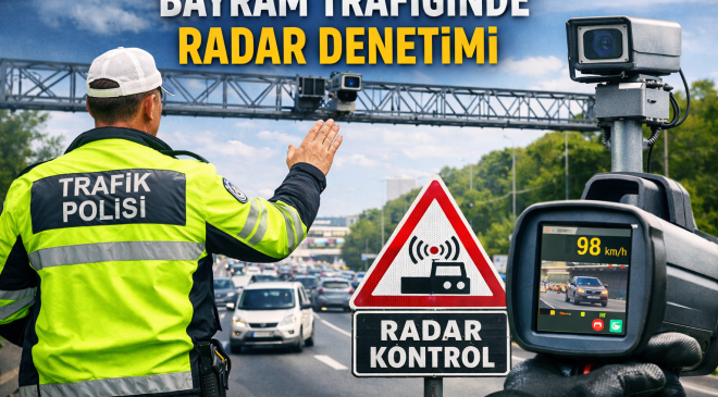 Bayram Yolculuğunda Radar Uyarısı: Hız İhlallerine Sıkı Takip Geliyor.