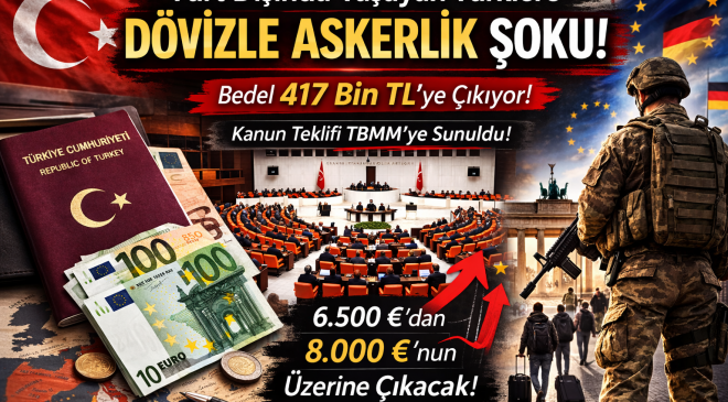 Yurt Dışında Yaşayan Türkleri İlgilendiren Dövizle Askerlik Konusunda Soğuk Duş.