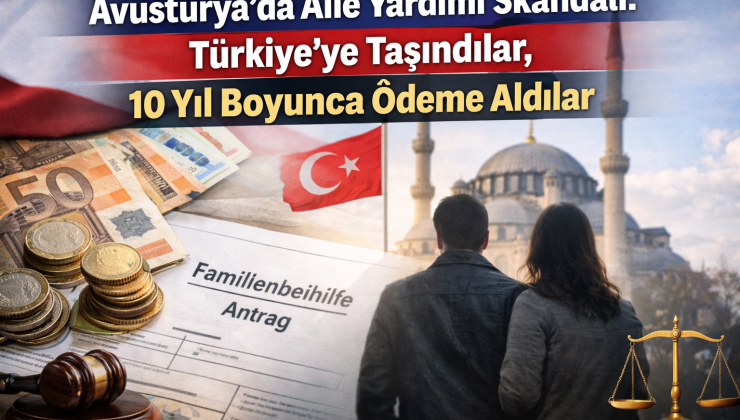 Avusturya’da Aile Yardımı Skandalı: Türkiye’ye Taşındılar, 10 Yıl Boyunca Ödeme Aldılar.