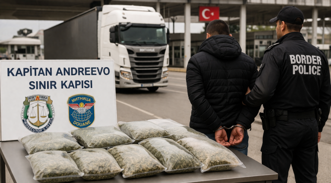 Bulgaristan Sınır Kapısında Uyuşturucu Operasyonu: Türk Sürücü Gözaltında.