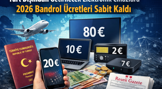 Yurt Dışından Türkiye’ye Getirilecek Elektronik Cihazlara 2026 Düzenlemesi. Detaylar Haberde.